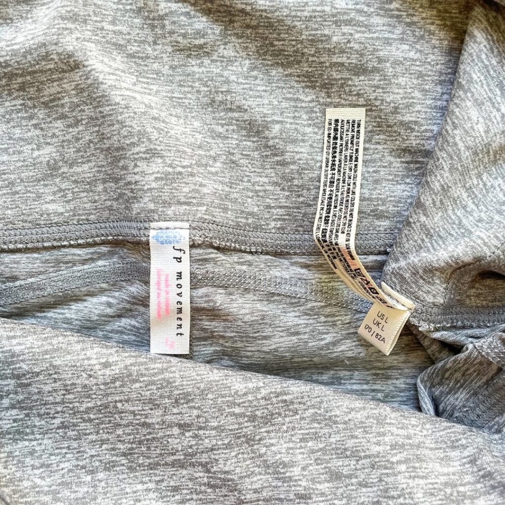 NEW Free People You're A Peach High Rise Grey Leggings Womens Size XS, M, L - Picture 10 of 14